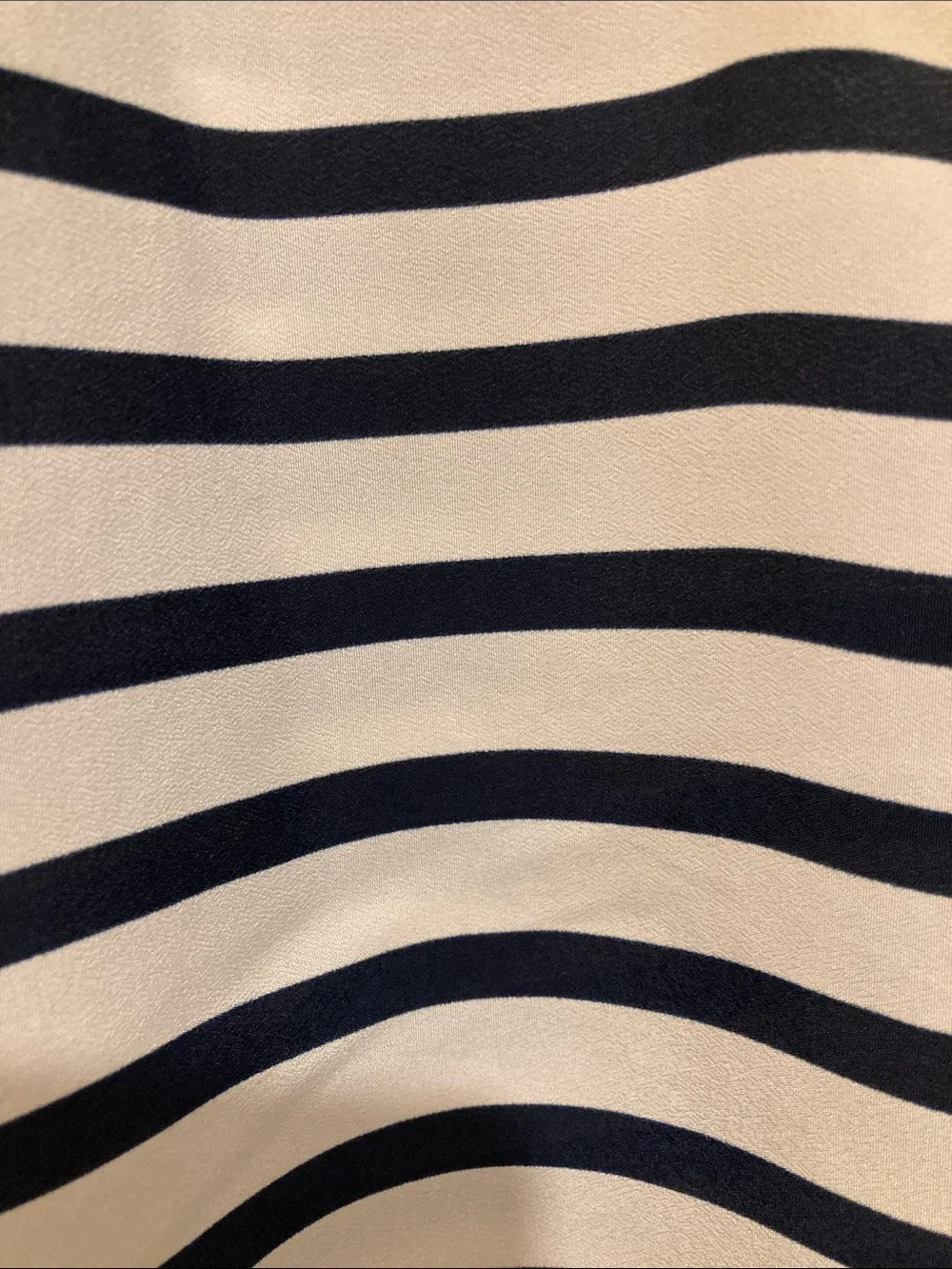 J. Crew Black & White Sleeveless Striped Button-Front Blouse